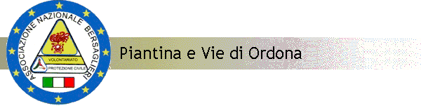 Piantina e Vie di Ordona